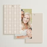 "Merge" - Wedding Favor Tags in Cloud by Pixel and Hank - Back of Card Options