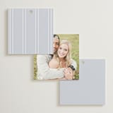 "East Coast Lighthouse" - Wedding Favor Tags in Snow by Becky Nimoy - Back of Card Options