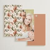 "Delicate" - Wedding Favor Tags in Terracotta by Susan Moyal - Back of Card Options