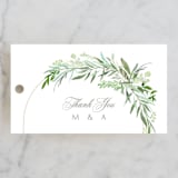 "I do" - Wedding Favor Tags in Fern by Creo Study - Front