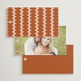 "Typographical Poster" - Wedding Favor Tags in Blush by Stacey Day - Back of Card Options