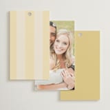 "palmetto" - Wedding Favor Tags in Lemon by Ellen Schlegelmilch - Back of Card Options