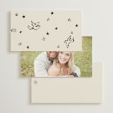 "simple monogram" - Wedding Favor Tags in Lace by Cass Loh - Back of Card Options