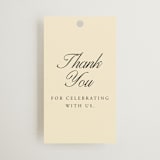 "Elegant and Formal" - Wedding Favor Tags in Sunshine by Jen Ramsey - Front