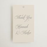 "Let's Say I Do" - Wedding Favor Tags in Ivory by Petra Kern - Front