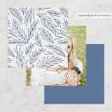 "Bouquet" - Wedding Favor Tags in Cobalt by Jen Owens - Back of Card Options