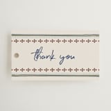 "Vase" - Wedding Favor Tags in Neptune by Kelly Watkins - Front
