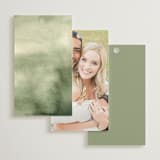 "Lovely" - Wedding Favor Tags in Moss by Petra Kern - Back of Card Options