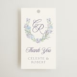 "Hydrangea" - Wedding Favor Tags in Toscana by Claudia Orengo - Front