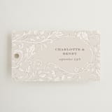 "vintage flourishes" - Wedding Favor Tags in Natural by BR Designs - Front