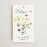 "Wildflower Romance" - Wedding Favor Tags in Ivory by frau brandt - Front