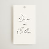 "Limelight" - Wedding Favor Tags in Linen by Olivia Kanaley Inman - Front