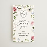 "Ornate" - Wedding Favor Tags in Peony by Sarah Knight - Front