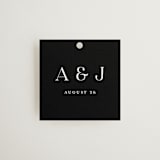 "Have and Hold" - Wedding Favor Tags in Porcelain by Eric Clegg - Front