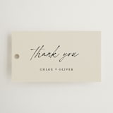 "modern classic" - Wedding Favor Tags in Jasmine by Pippa Shaw - Front