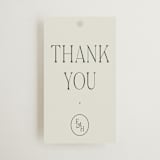 "Hayes" - Wedding Favor Tags in Forest by Blustery August - Front