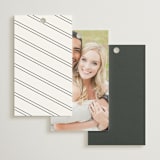 "Initialed" - Wedding Favor Tags in Chantilly by Jessica Williams - Back of Card Options