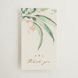 "fresh tropical" - Wedding Favor Tags in Greenery by Phrosné Barwood - Front