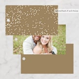 "glitter arch" - Wedding Favor Tags in Champagne by Design Lotus - Back of Card Options