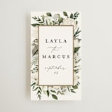 "Classic Love" - Wedding Favor Tags in Vanilla by Susan Moyal - Front