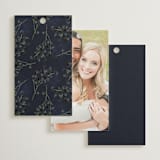 "After Midnight" - Wedding Favor Tags in Jewel by Susan Moyal - Back of Card Options