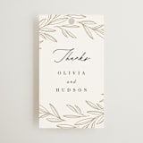 "Bianca" - Wedding Favor Tags in Ink by Kristie Kern - Front