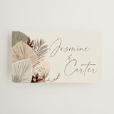 "Jasmine" - Wedding Favor Tags in Dusk by Susan Moyal - Front