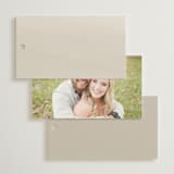 "Classic Line Frame" - Wedding Favor Tags in Silk by Wildfield Paper Co - Back of Card Options