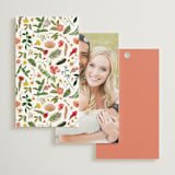 "Tropica" - Wedding Favor Tags in Papaya by Susan Moyal - Back of Card Options