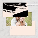 "SoHo" - Wedding Favor Tags in Blush by Hudson meet Rose - Back of Card Options