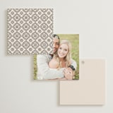 "Ayumi" - Wedding Favor Tags in Ivory by Melanie Kosuge - Back of Card Options