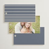 "Ritzy" - Wedding Favor Tags in French Blue by Nicoletta Savod - Back of Card Options