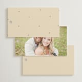 "Modern Fairy Tale" - Wedding Favor Tags in Linen by Helena Vitto - Back of Card Options