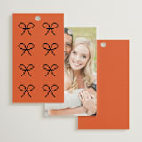 "Bold and Demure" - Wedding Favor Tags in Amaro by Claire - Back of Card Options