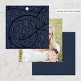 "Forever Intertwined" - Wedding Favor Tags in Navy by Lindsay Stetson Thompson - Back of Card Options