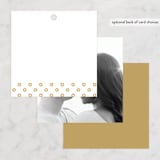 "Floral Vignette" - Wedding Favor Tags in Brass by Kristen Smith - Back of Card Options