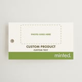 "Landscape" - Wedding Favor Tags in Charcoal by Minted - Front