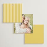 "Bloom" - Wedding Favor Tags in Island Citrus by Morgan Kendall - Back of Card Options