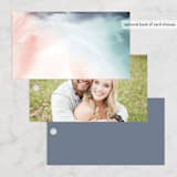 "One Path" - Wedding Favor Tags in Beach by Pixel and Hank - Back of Card Options