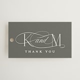 "Sacrament" - Wedding Favor Tags in Cloud by Heather Cairl - Front