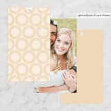 "Chuppah Arch" - Wedding Favor Tags in Desert Sun by Laura Bolter - Back of Card Options