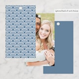 "AKARI" - Wedding Favor Tags in Wave by Melanie Kosuge - Back of Card Options