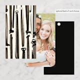 "Bambusa" - Wedding Favor Tags in Almond by Anastasia Makarova - Back of Card Options