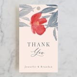 "Orient Garden" - Wedding Favor Tags in Saffron by Vera Lim - Front