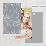 "Orient Garden" - Wedding Favor Tags in Saffron by Vera Lim - Back of Card Options