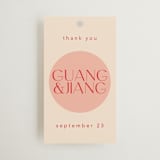 "Unity" - Wedding Favor Tags in Blossom by Hudson meet Rose - Front