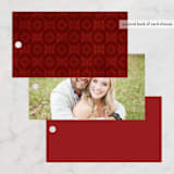 "wispy" - Wedding Favor Tags in Sienna by Angela Marzuki - Back of Card Options