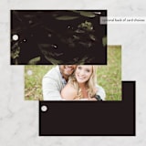 "Sunset Florals" - Wedding Favor Tags in Copper by Susan Moyal - Back of Card Options