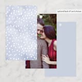 "Poetic Watercolor Flowers" - Wedding Favor Tags in Periwinkle by Qing Ji - Back of Card Options