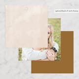 "charmed" - Wedding Favor Tags in Honey by Jen Owens - Back of Card Options